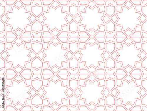 Vector sketch illustration of classic floral seamless pattern design for decorative ornaments