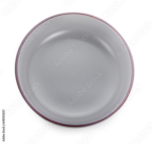 empty bowl isolated on white background.