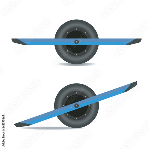 Mono wheel electric skateboard