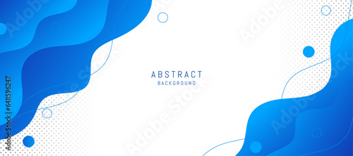 Abstract blue modern background.