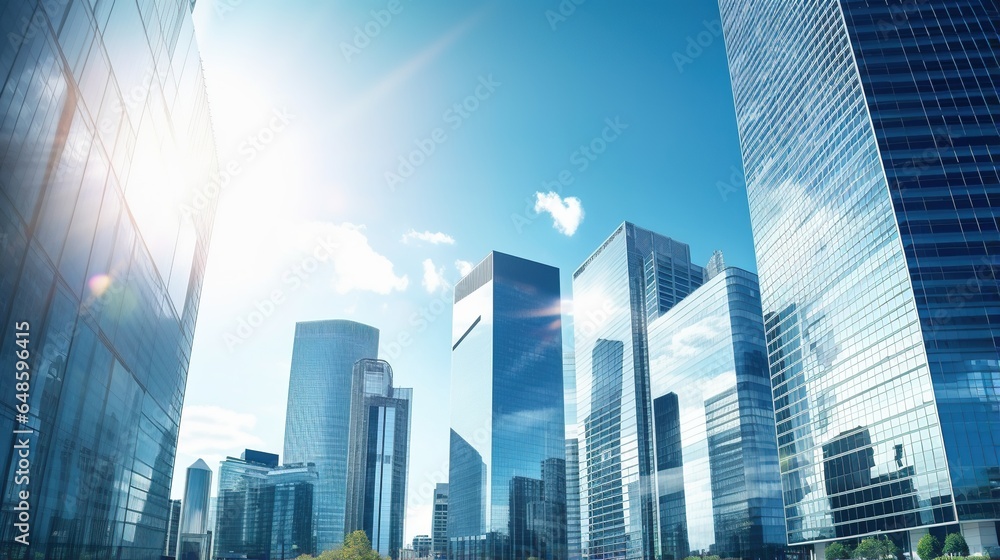modern office buildings background. generative ai modern office buildings background. generative ai