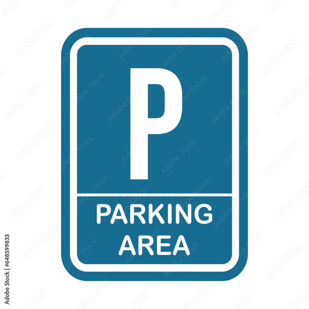 parking area sign icon vector logo in flat and trendy style parking area sign icon vector logo in flat and trendy style