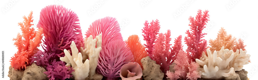 Coral reef cut out - obrazy, fototapety, plakaty 