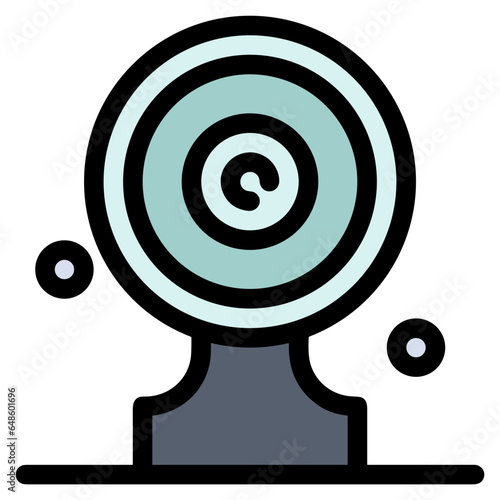 Business target success icon symbol vector image. Illustration of the arrow focus goal strategy design image