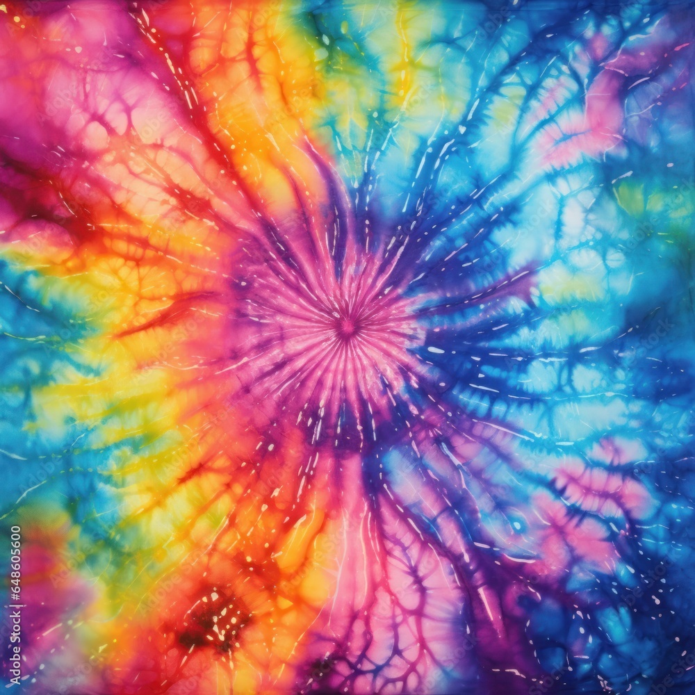 Obraz premium Tie dye colorful vibrant background
