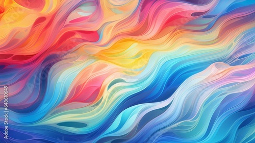 A vibrant abstract background with flowing waves of color