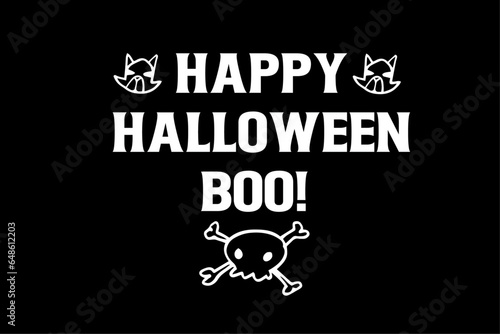 Happy Halloween boo  T-shairt
