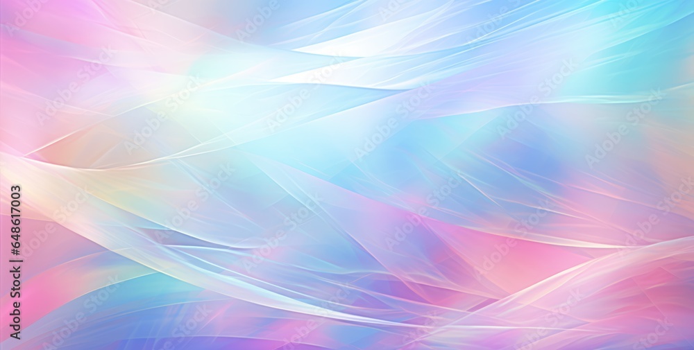 Fototapeta premium Abstract iridescent holographic background.