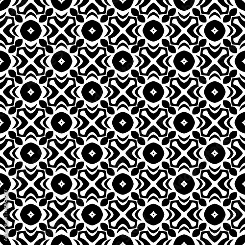 Black and white seamless pattern. Repeat pattern. Abstract background. Monochrome texture. Seamless texture for fashion  textile design   on wall paper  wrapping paper  fabrics and home decor.