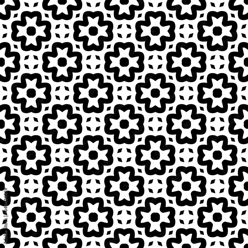 Black and white seamless pattern. Repeat pattern. Abstract background. Monochrome texture. Seamless texture for fashion, textile design, on wall paper, wrapping paper, fabrics and home decor. Black and white seamless pattern. Repeat pattern. Abstract background. Monochrome texture. Seamless texture for fashion, textile design, on wall paper, wrapping paper, fabrics and home decor.