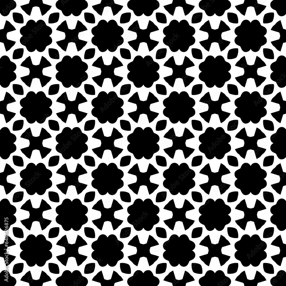 Black and white seamless pattern. Repeat pattern. Abstract background. Monochrome texture. Seamless texture for fashion, textile design, on wall paper, wrapping paper, fabrics and home decor. Black and white seamless pattern. Repeat pattern. Abstract background. Monochrome texture. Seamless texture for fashion, textile design, on wall paper, wrapping paper, fabrics and home decor.