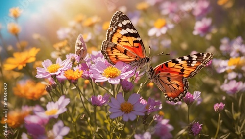 "Floral Splendor: A Close-Up Portrait of Spring's Enchantment"