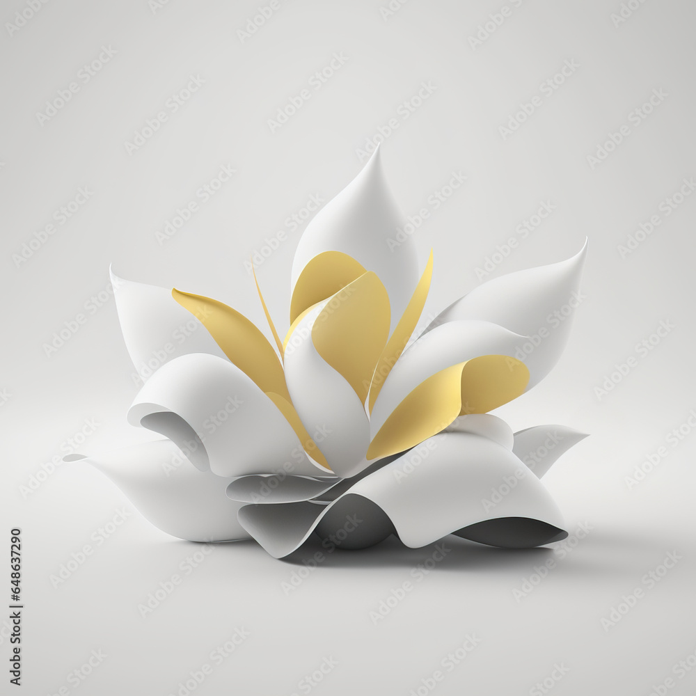 Sublime Blossom: Photorealistic Minimalist Flower Sublime Blossom: Photorealistic Minimalist Flower
