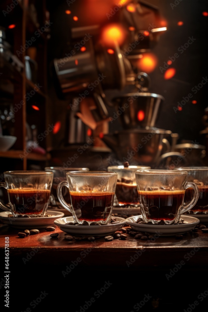 Exquisite Coffee Stock Photography: The Aroma in Pixels - AI Generated