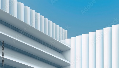 abstract architectural background, abstract architectural 3d background, white historical building 