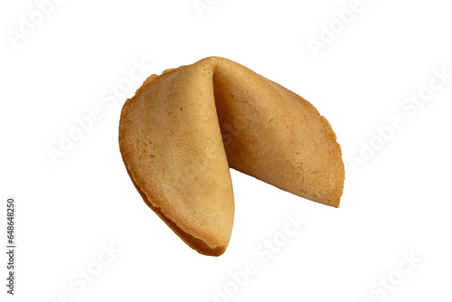 close up  of fortune cookies isolated on transparent background