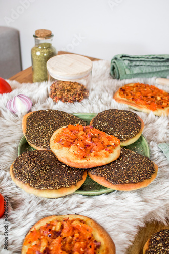 Manakish Arabic Oriental Food Culture