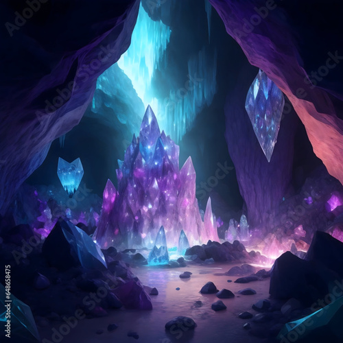 crystal cave in the cave