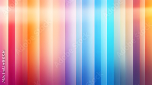 Bright horizontal shiny pastel coloured lines. Made with Generative AI.