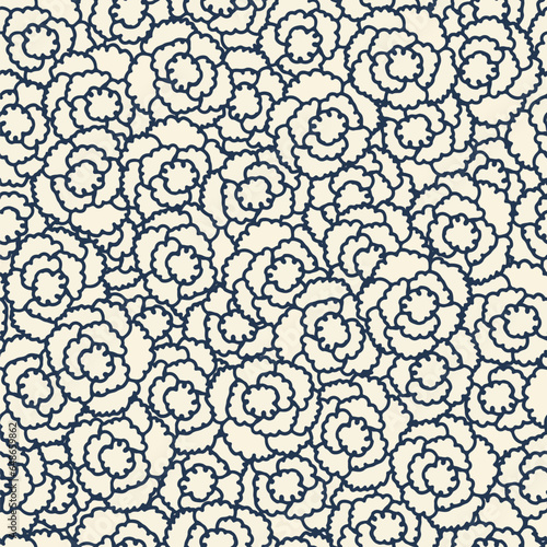 Flowers pattern. Can be printed on any material: package, merch, fabric, home.