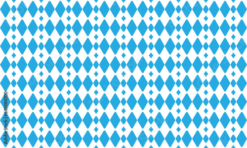 Oktoberfest bavarian pattern. Background for octoberfest in munich. Texture with white and blue rhombus. Flag of bavaria