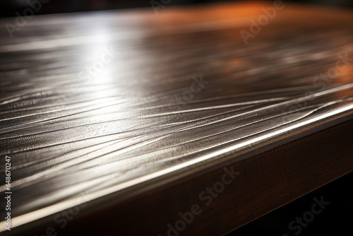 a brushed metal surface