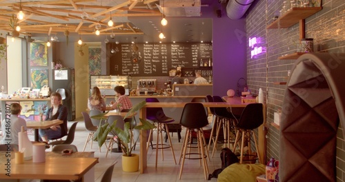 Photography Cafe exudes a cozy ambiance with visitors
