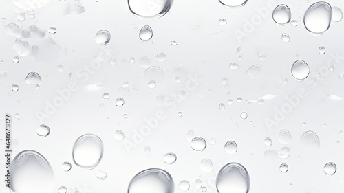 crystal-clear raindrops suspended in the air against a pure white background, capturing the beauty of nature's delicate moments. SEAMLESS PATTERN. SEAMLESS WALLPAPER.