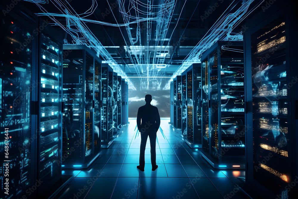 Inside a Modern Data Center, Where Racks of Servers, Cooling Systems, and Technicians Collaborate to Manage the Digital Infrastructure Powering Our Interconnected World Inside a Modern Data Center, Where Racks of Servers, Cooling Systems, and Technicians Collaborate to Manage the Digital Infrastructure Powering Our Interconnected World
