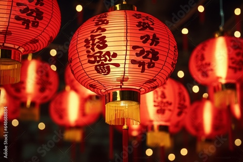 Wallpaper Mural Chinese Paper Lanterns  Torontodigital.ca