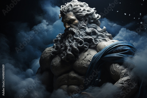 Zeus main Olympian god in Greek mythology, the god of thunder and lightning. third son of the titan Cronus and the titanic Rhea. One of 12 supreme Olympic gods who live on Olympus, the Greek gods.