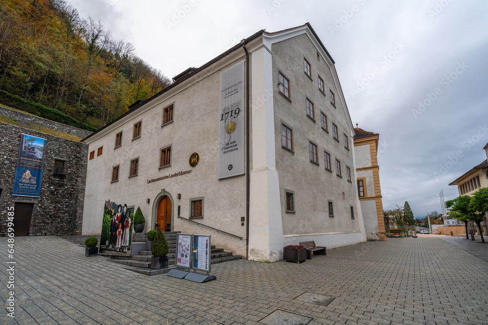 Liechtenstein National Museum Vaduz, Liechtenstein Stock Photo