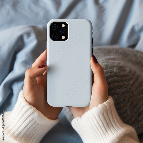 Wallpaper Mural holding white phone hands bed gradient silver product back female lawyer silicone cover never one popular behind bottom view Torontodigital.ca