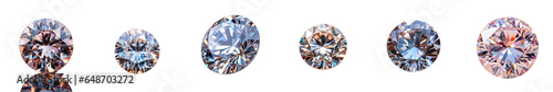 Png Set Antwerp Belgium Polished diamond in side view with transparent background