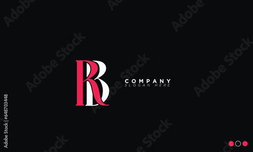 RB Alphabet letters Initials Monogram logo BR, R and B