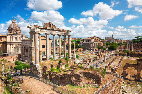 Canvastavla Roman Forum in Rome