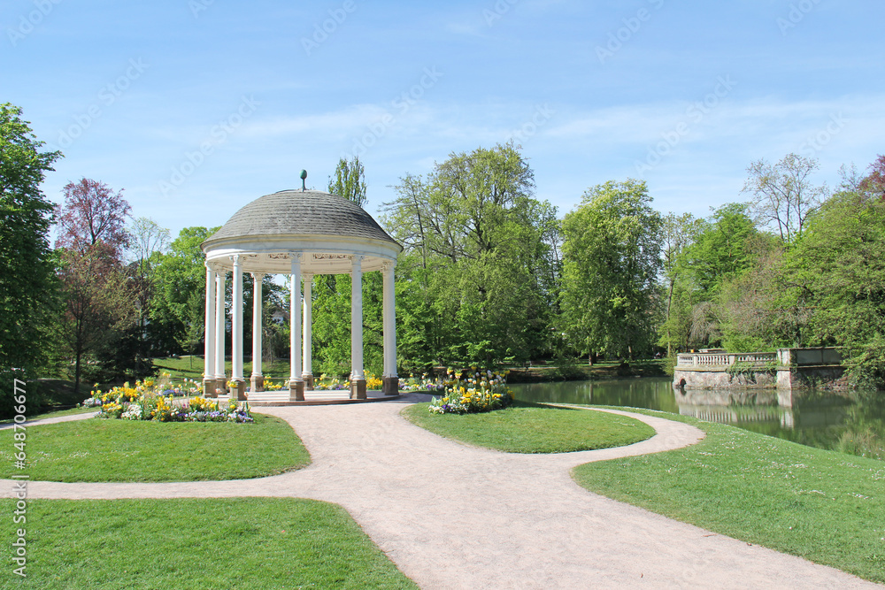 Park de l'Orangerie located in Strasbourg Alsace France