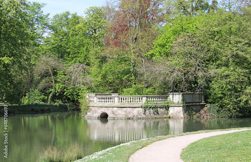Obraz na płótnie Park de l'Orangerie located in Strasbourg Alsace France w salonie