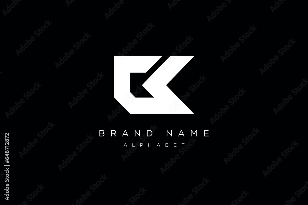 CK or KC letter logo design. CK or KC letter logo design.
