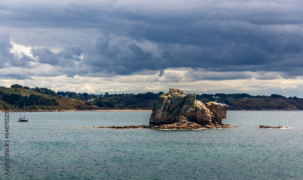 Scenic Coastal Beauty in Brittany, France