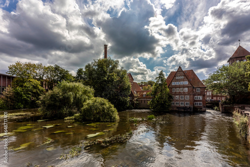 View at luneburg, lower saxony, germany, in summer outdoors