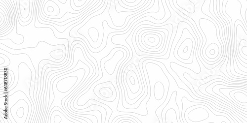 Abstract lines background. Contour maps. Vector illustration, Topo contour map on white background, Topographic contour lines. Background lines Topographic map. Geographic mountain map pattern texture