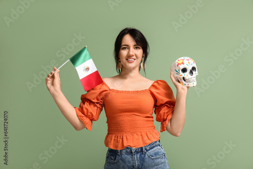 Beautiful young woman with ...