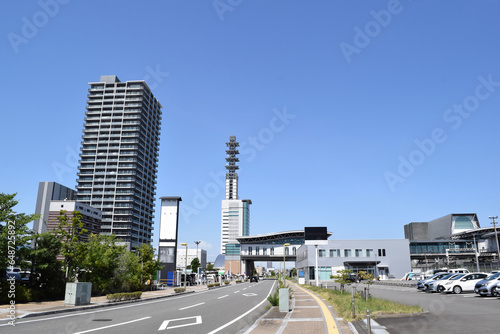 Higashi-Shizuoka, which is subcenter of Shizuoka City, Shizuoka Prefecture, Japan