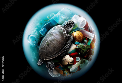 Plastic Pollution Threatens Marine Life and Ecosystems · Sustainability & Preservation of Natural Habitats