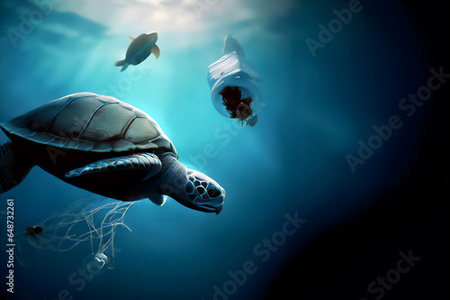 Plastic Pollution Threatens Marine Life and Ecosystems · Sustainability & Preservation of Natural Habitats