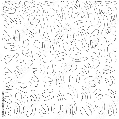 smoothly curved lines with imitation convolutions