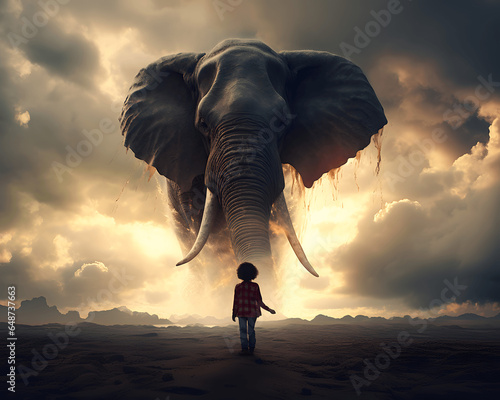 Child and the Heavenly Elephant