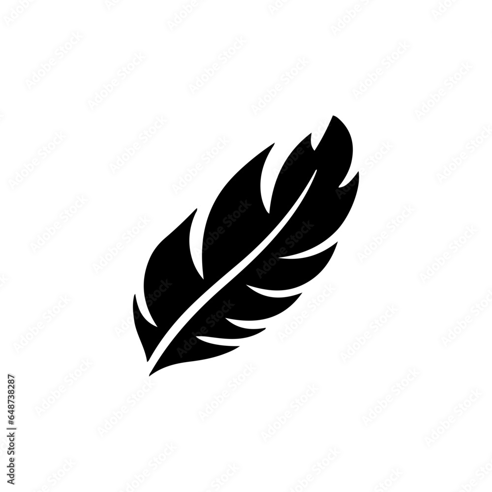 Fototapeta premium feather logo