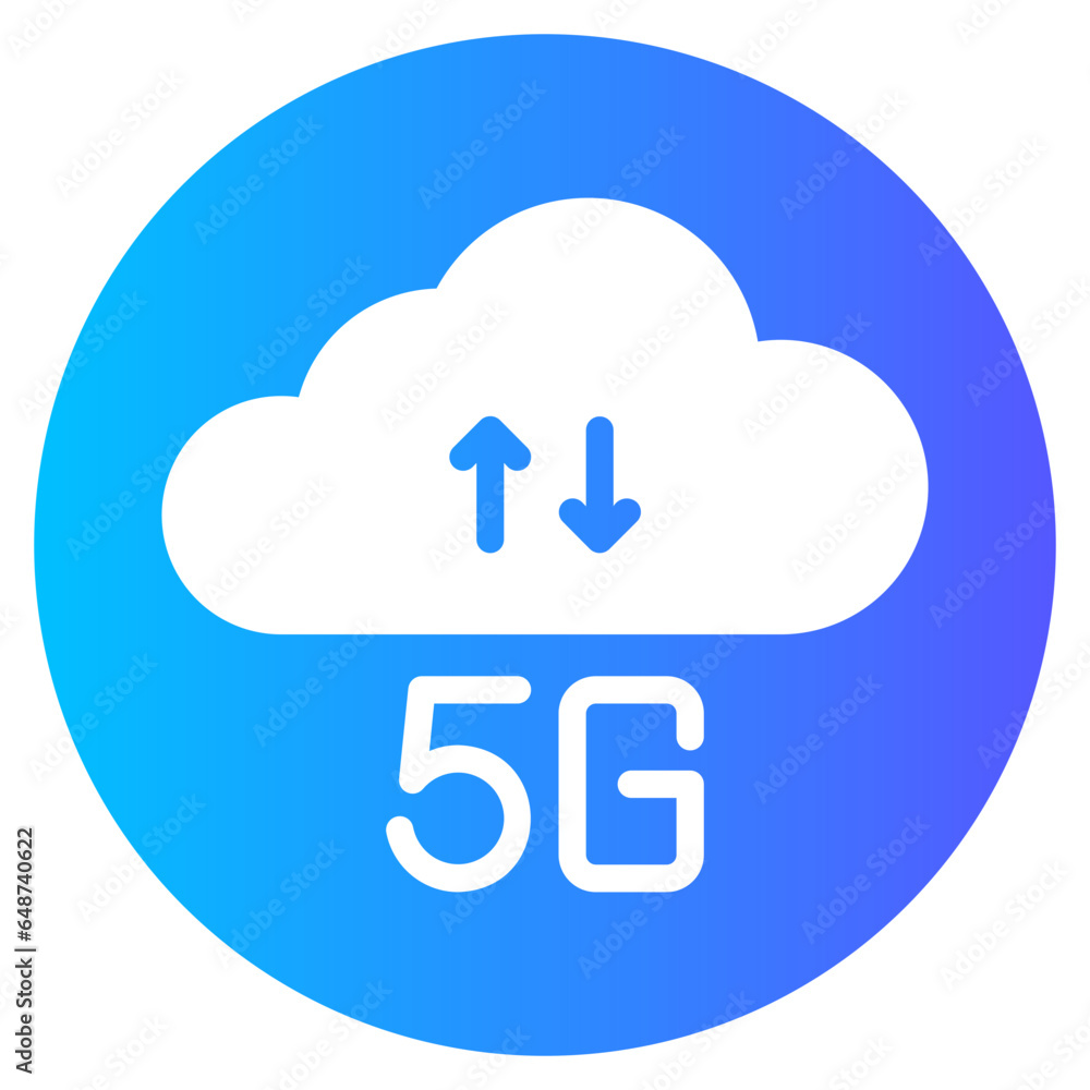 cloud gradient icon cloud gradient icon